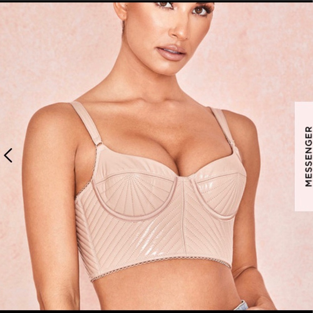 House of CB Chloe blush bustier.